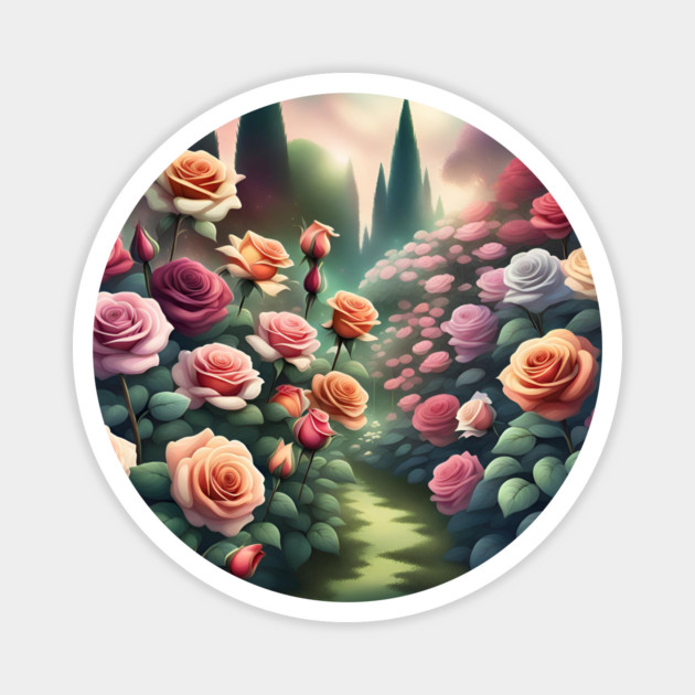 Flowers Lover Magnet by BlackMeme94