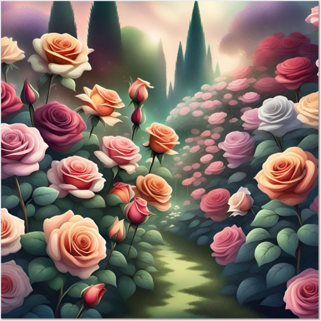 Flowers Lover Wall Art by BlackMeme94