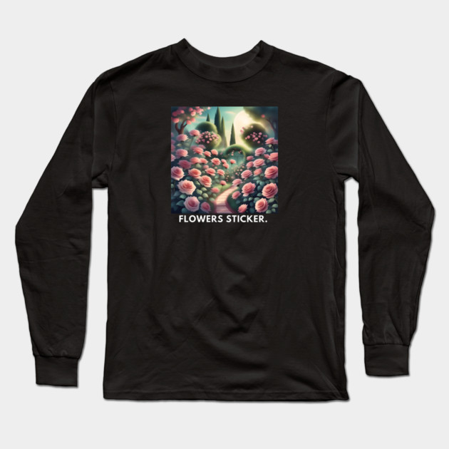 Flowers Lover Long Sleeve T-Shirt by BlackMeme94