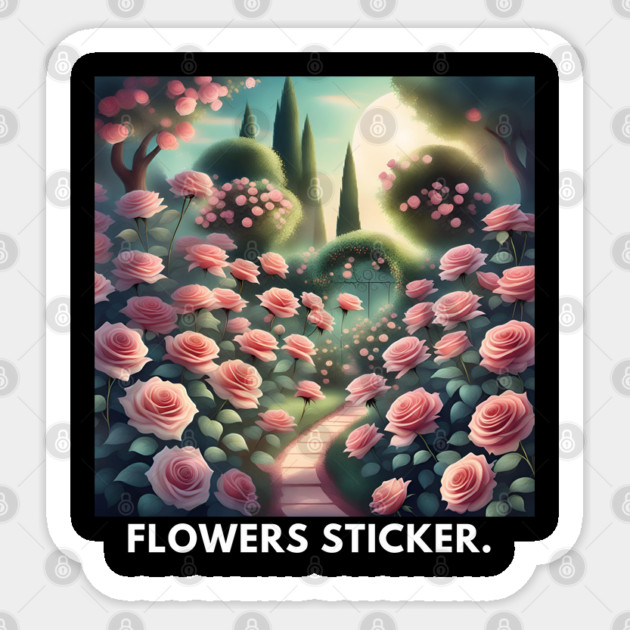 Flowers Lover Sticker by BlackMeme94