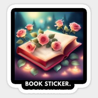 Book reading lover Sticker