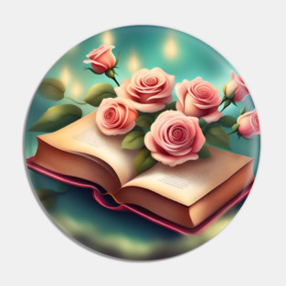 Book reading lover Pin