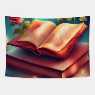 Book reading lover Tapestry
