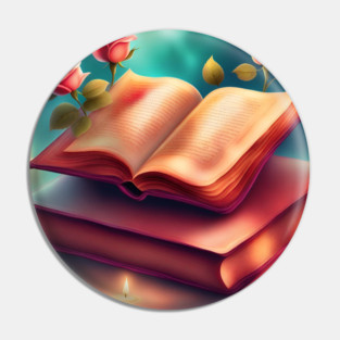 Book reading lover Pin