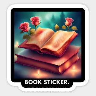 Book reading lover Sticker