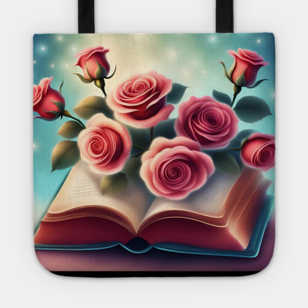 Book reading lover Tote by BlackMeme94