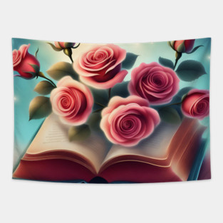 Book reading lover Tapestry