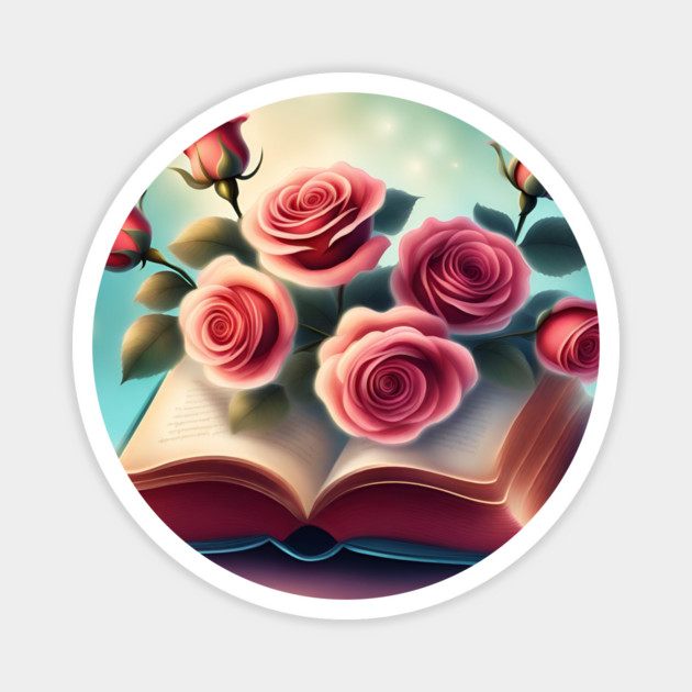 Book reading lover Magnet by BlackMeme94