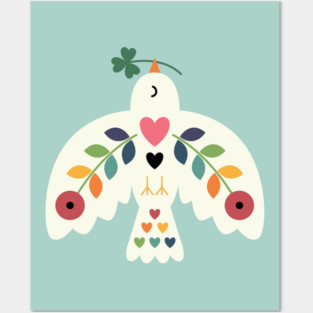 Luck Peace Love Posters and Art