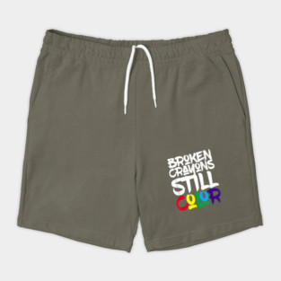 Broken Crayons still color Shorts