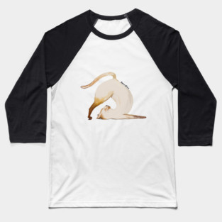 Purrrfection Yoga Cat Baseball T-Shirt
