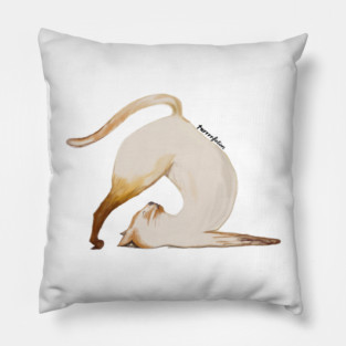 Purrrfection Yoga Cat Pillow