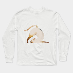 Purrrfection Yoga Cat Long Sleeve T-Shirt