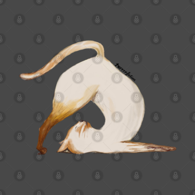 Purrrfection Yoga Cat by C.Code