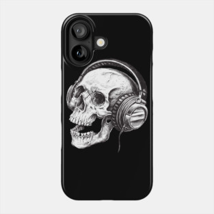 Headphones Skull Phone Case