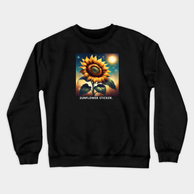 Sunflower lover Crewneck Sweatshirt by BlackMeme94