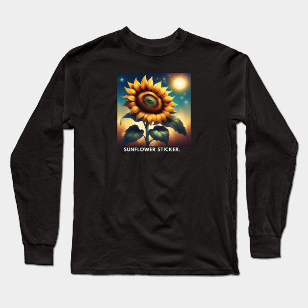 Sunflower lover Long Sleeve T-Shirt by BlackMeme94