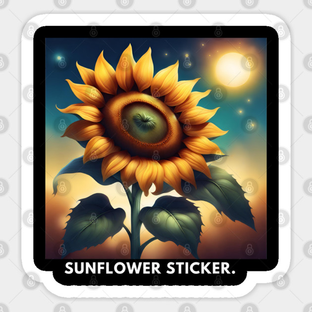 Sunflower lover Sticker by BlackMeme94