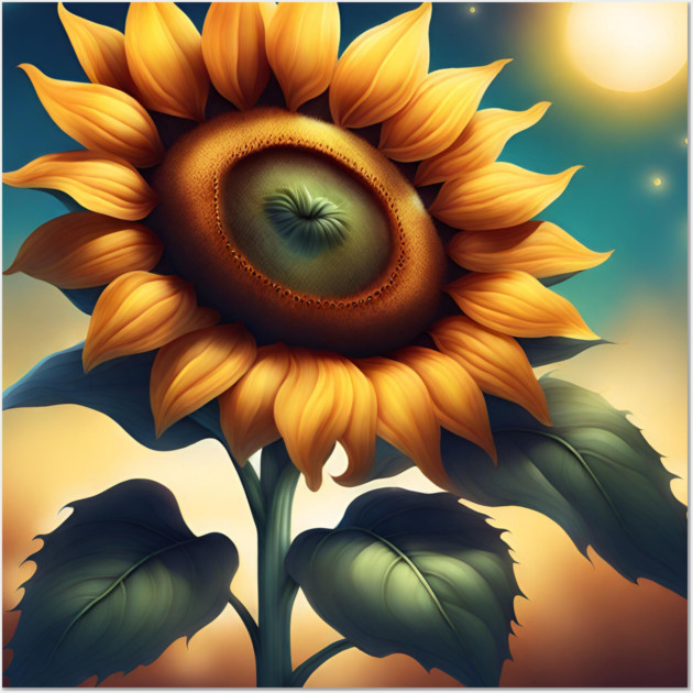 Sunflower lover Wall Art by BlackMeme94