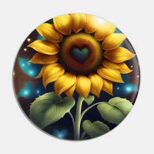 Sunflower lover Pin