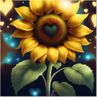 Sunflower lover Posters and Art