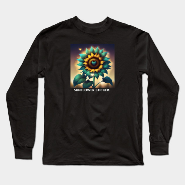 Sunflower lover Long Sleeve T-Shirt by BlackMeme94