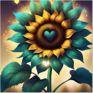 Sunflower lover Posters and Art