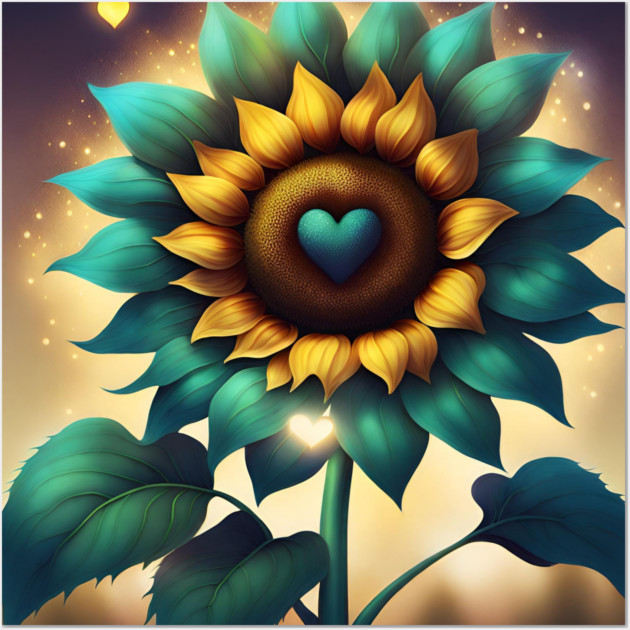Sunflower lover Wall Art by BlackMeme94