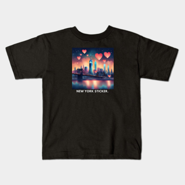New York City Kids T-Shirt by BlackMeme94