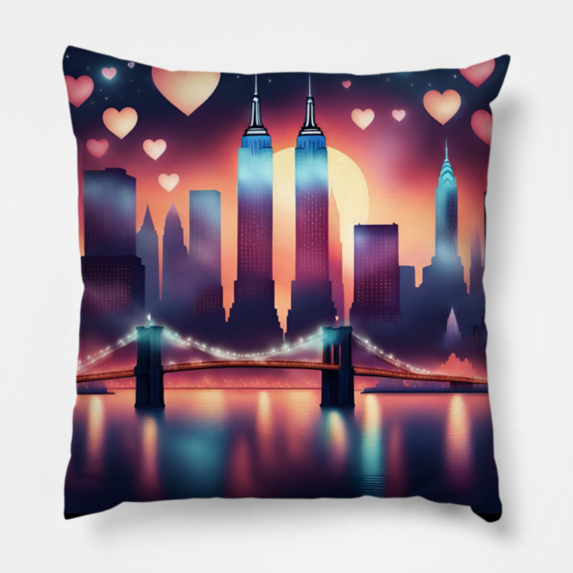 New York City Pillow by BlackMeme94