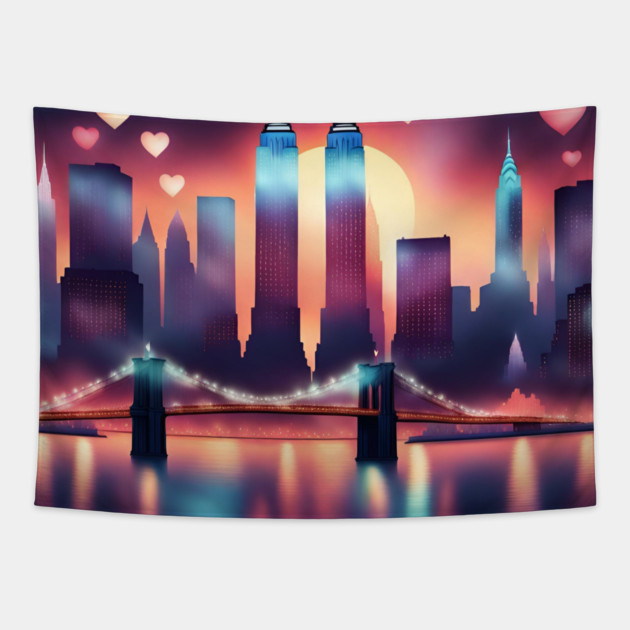 New York City Tapestry by BlackMeme94