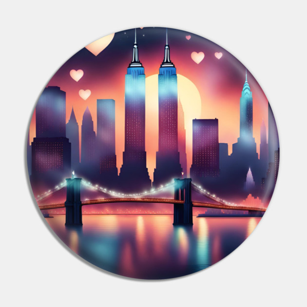 New York City Pin by BlackMeme94