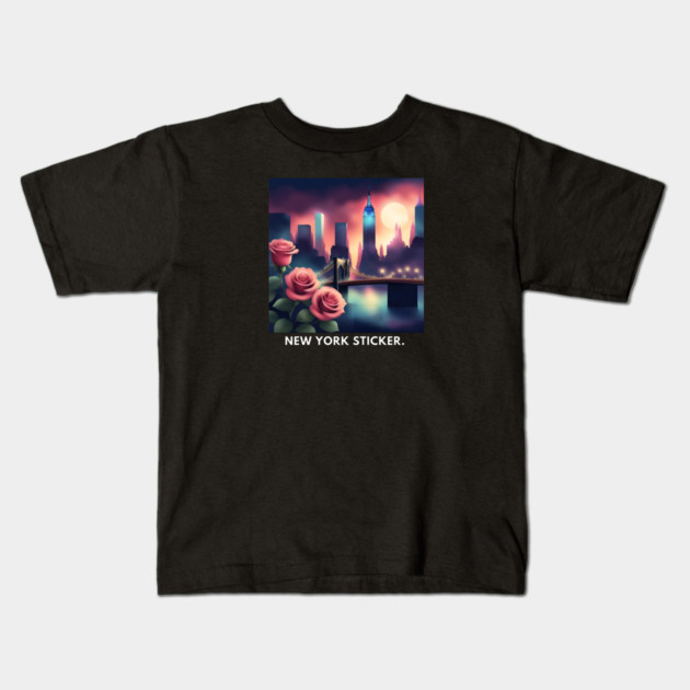 New York City Kids T-Shirt by BlackMeme94
