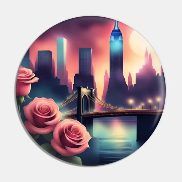 New York City Pin by BlackMeme94