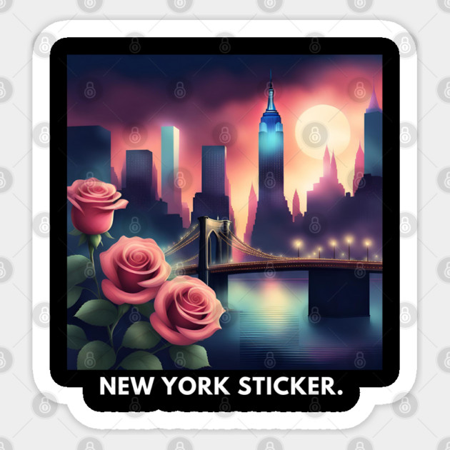 New York City Sticker by BlackMeme94