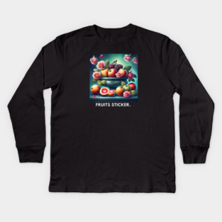 Fruit lover Kids Long Sleeve T-Shirt