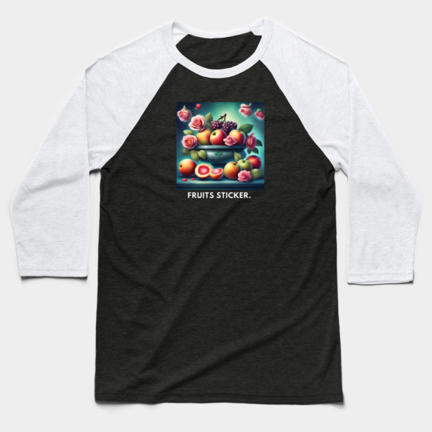 Fruit lover Baseball T-Shirt by BlackMeme94