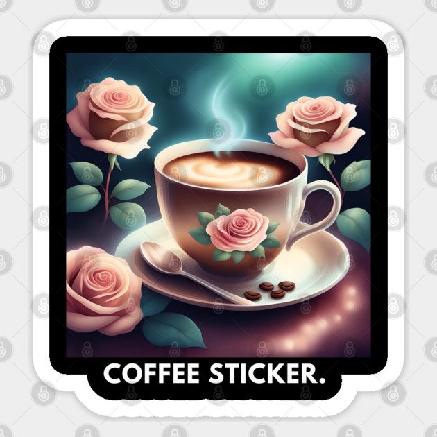 Coffee lover Gift Sticker by BlackMeme94