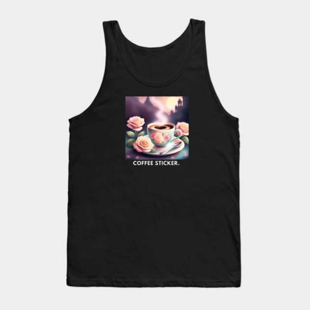 Coffee lover Gift Tank Top by BlackMeme94