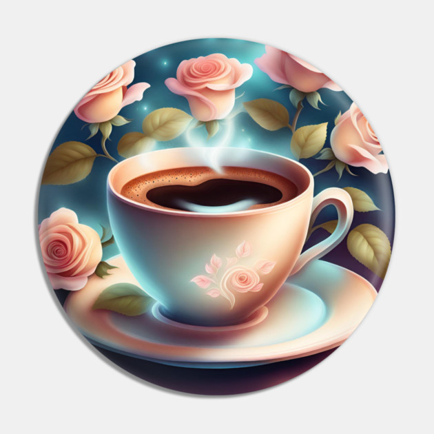 Coffee lover Gift Pin by BlackMeme94