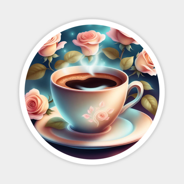 Coffee lover Gift Magnet by BlackMeme94