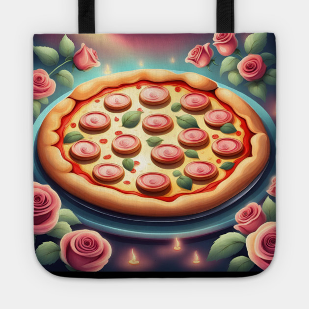 Pizza lover gift Tote by BlackMeme94