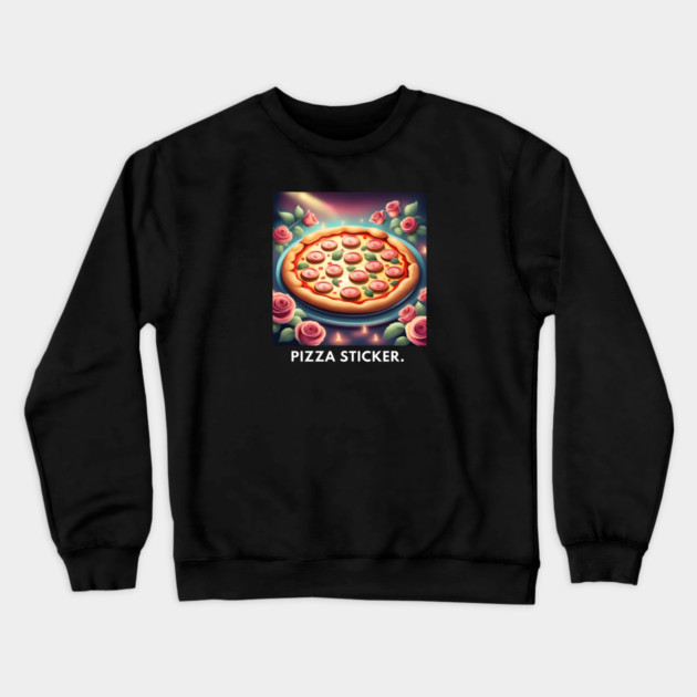 Pizza lover gift Crewneck Sweatshirt by BlackMeme94
