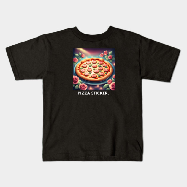 Pizza lover gift Kids T-Shirt by BlackMeme94