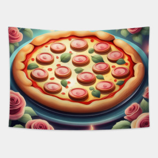 Pizza lover gift Tapestry