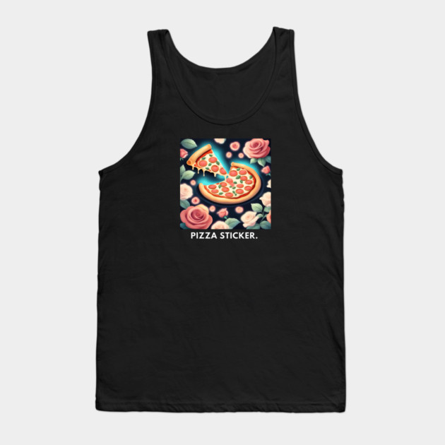 Pizza lover gift Tank Top by BlackMeme94