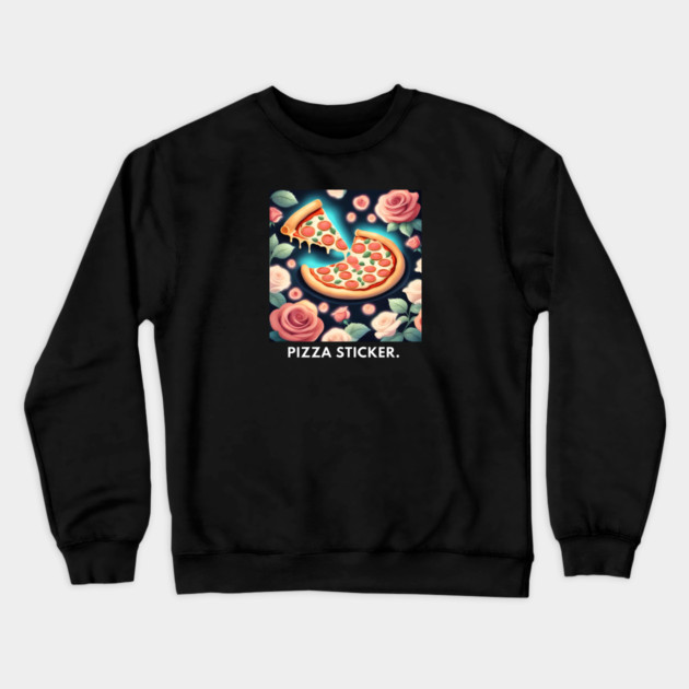 Pizza lover gift Crewneck Sweatshirt by BlackMeme94