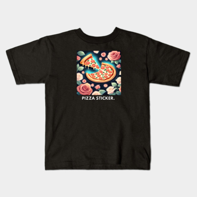 Pizza lover gift Kids T-Shirt by BlackMeme94