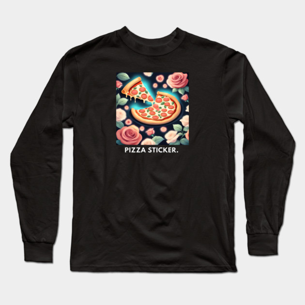 Pizza lover gift Long Sleeve T-Shirt by BlackMeme94