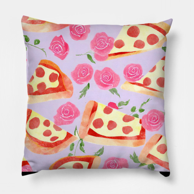 Pizza lover gift Pillow by BlackMeme94